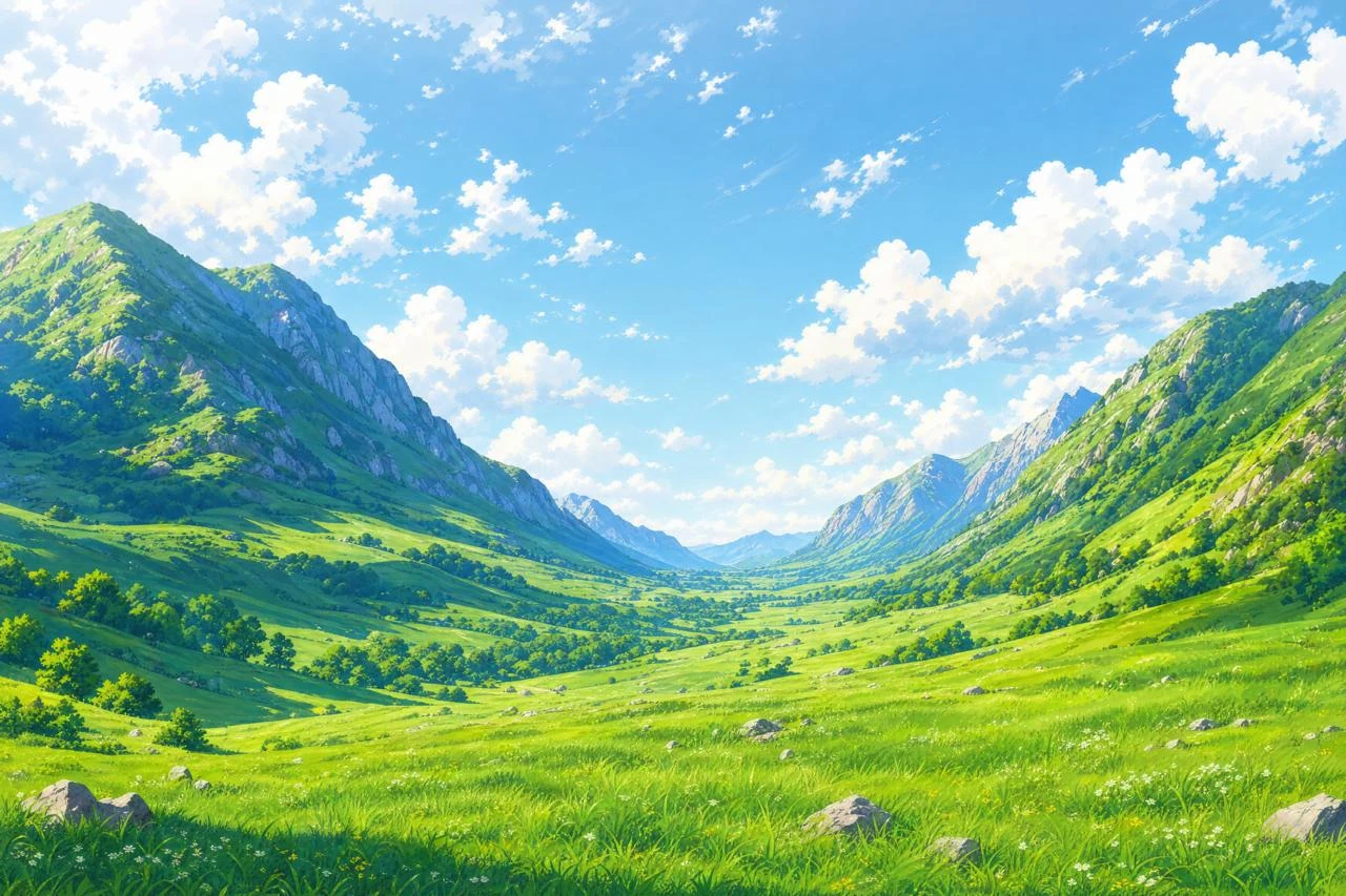 Ruhige Landschaft als Hintergrund für die Startseite von System Automatisierungen